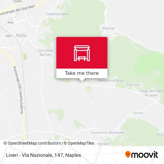 Liveri - Via Nazionale, 147 map