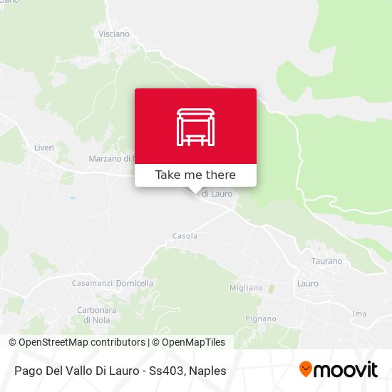 Pago Del Vallo Di Lauro - Ss403 map