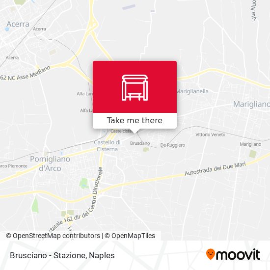 Brusciano - Stazione map