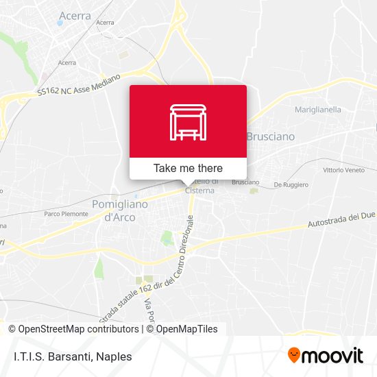 I.T.I.S. Barsanti map