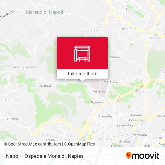 Napoli - Ospedale Monaldi map