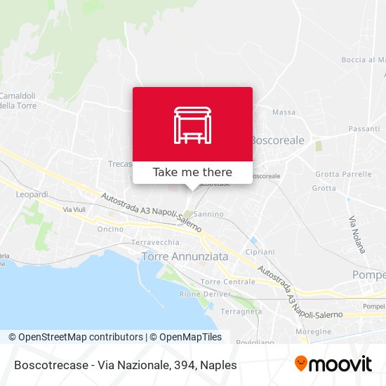 Boscotrecase - Via Nazionale, 394 map