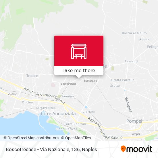 Boscotrecase - Via Nazionale, 136 map