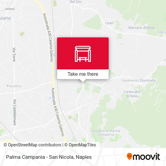 Palma Campania - San Nicola map