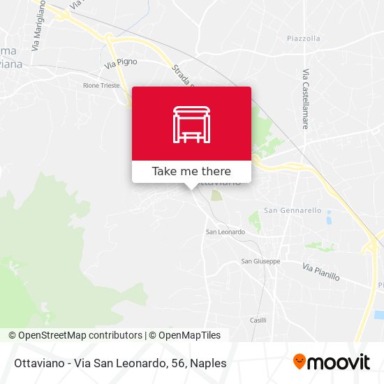 Ottaviano - Via San Leonardo, 56 map