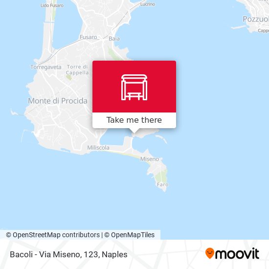 Bacoli - Via Miseno, 123 map