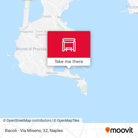 Bacoli - Via Miseno, 32 map