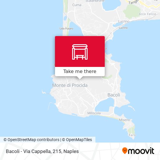 Bacoli - Via Cappella, 215 map