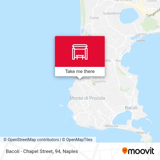 Bacoli - Chapel Street, 94 map