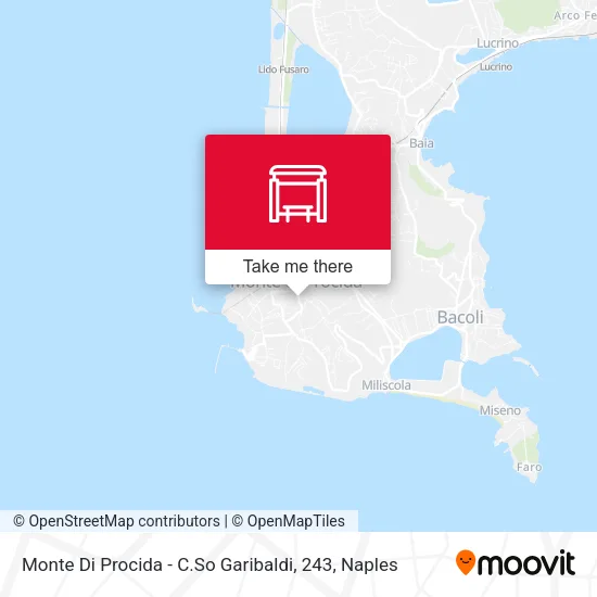 Monte Di Procida - C.So Garibaldi, 243 map