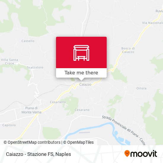 Caiazzo - Stazione FS map