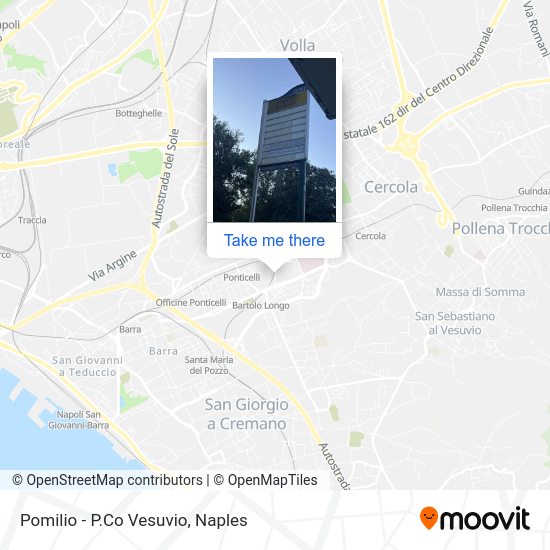 Pomilio - P.Co Vesuvio map