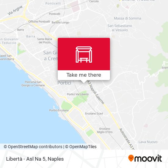 Libertà - Asl Na 5 map