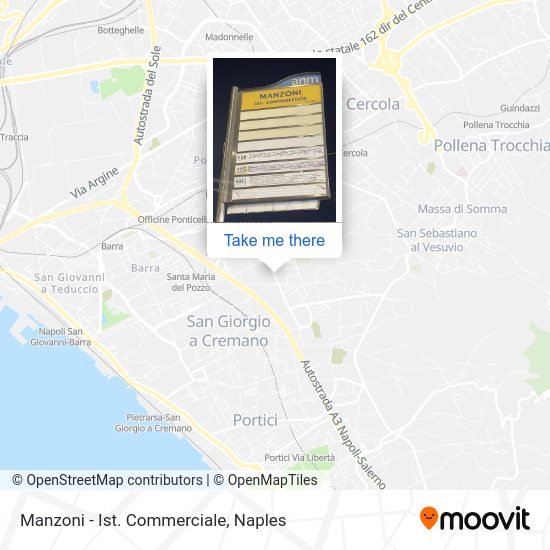 Manzoni - Ist. Commerciale map