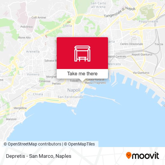 Depretis - San Marco map