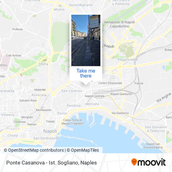 Ponte Casanova - Ist. Sogliano map