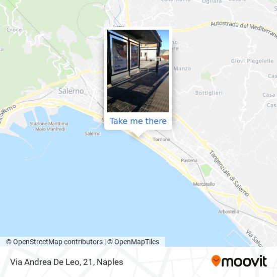 Via Andrea De Leo, 21 map