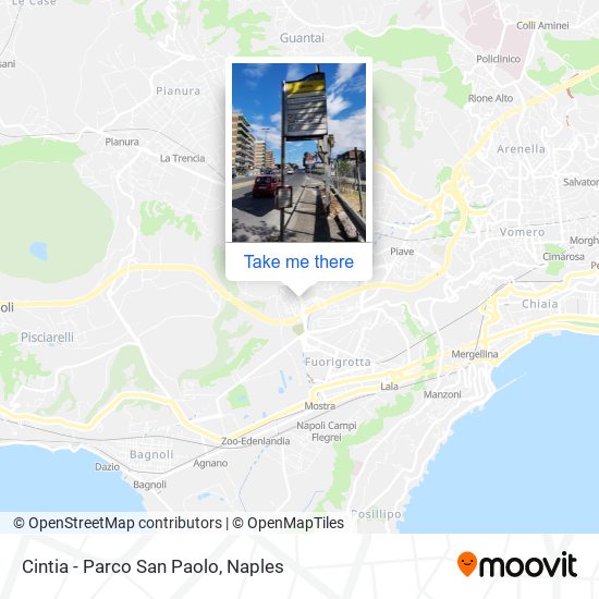 Cintia - Parco San Paolo map