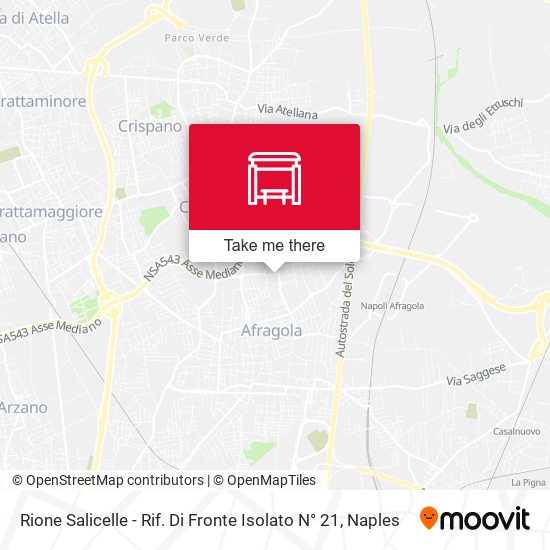 Rione Salicelle - Rif. Di Fronte Isolato N° 21 map