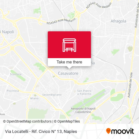 Via Locatelli - Rif. Civico N° 13 map
