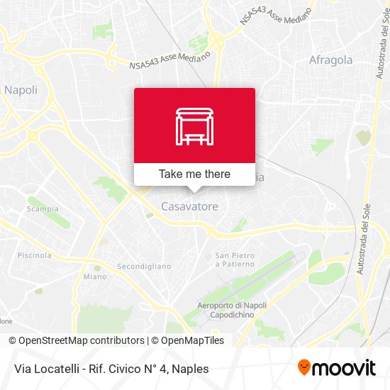 Via Locatelli - Rif. Civico N° 4 map