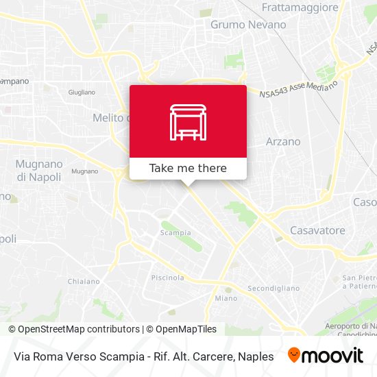 Via Roma Verso Scampia - Rif. Alt. Carcere map