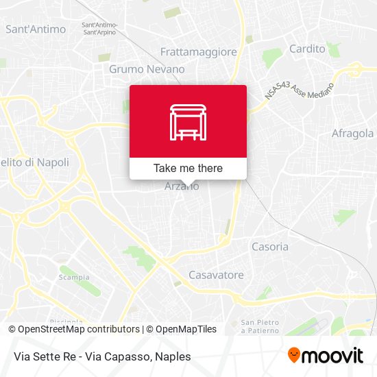Via Sette Re - Via Capasso map