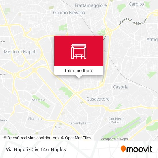 Via Napoli - Civ. 146 map