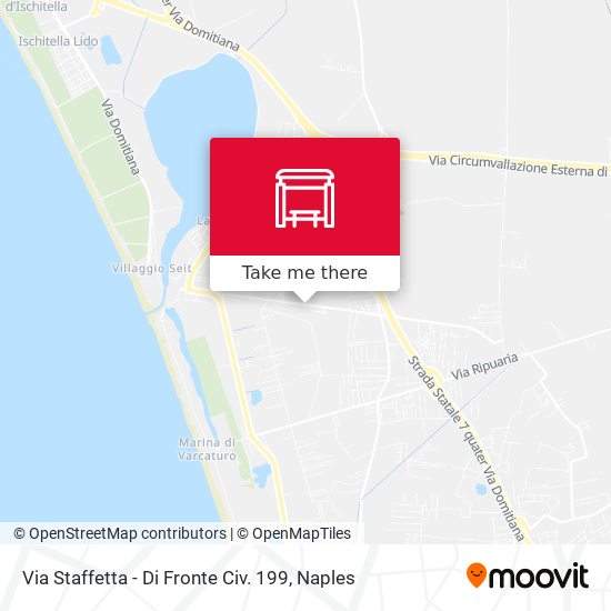 Via Staffetta - Di Fronte Civ. 199 map