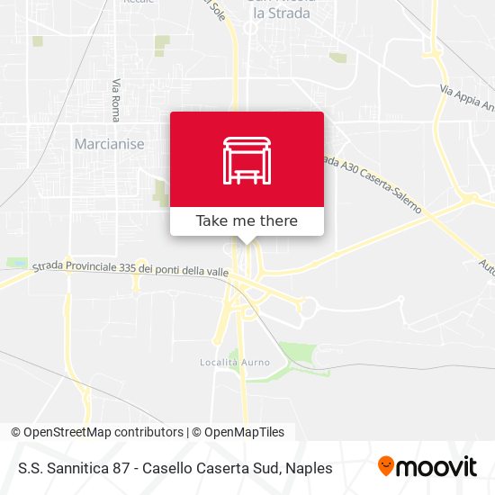 S.S. Sannitica 87 - Casello Caserta Sud map