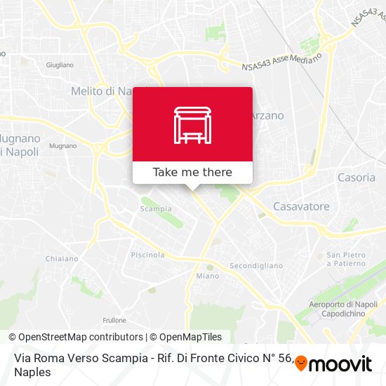 Via Roma Verso Scampia - Rif. Di Fronte Civico N° 56 map