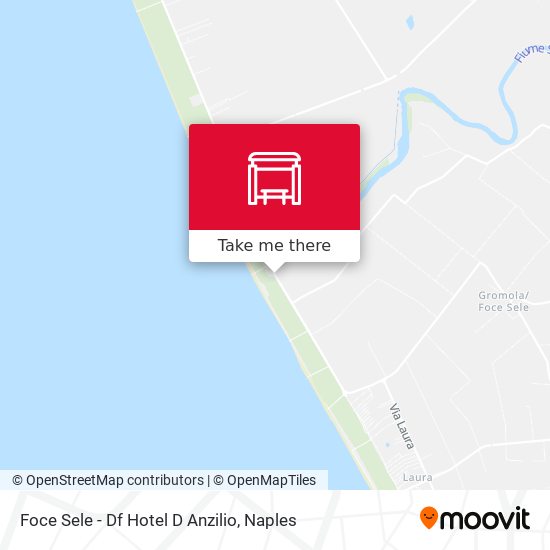 Foce Sele - Df Hotel D Anzilio map
