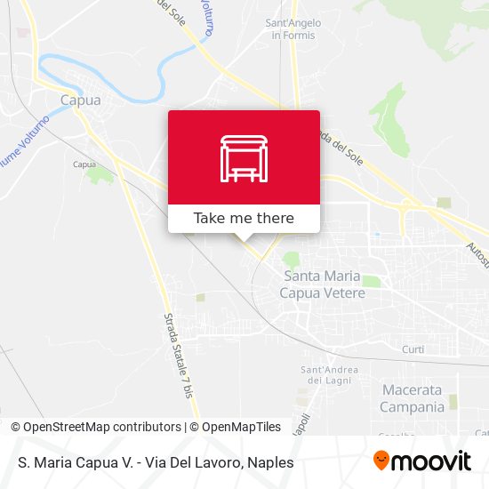 S. Maria Capua V. - Via Del Lavoro map