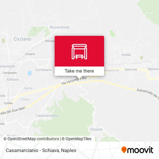 Casamarcianio - Schiava map
