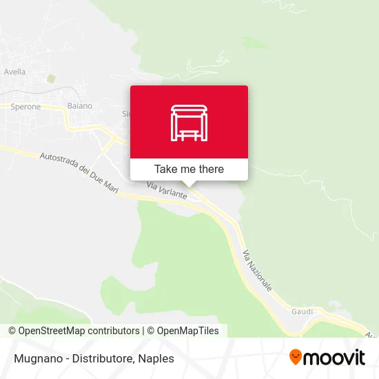Mugnano - Distributore map
