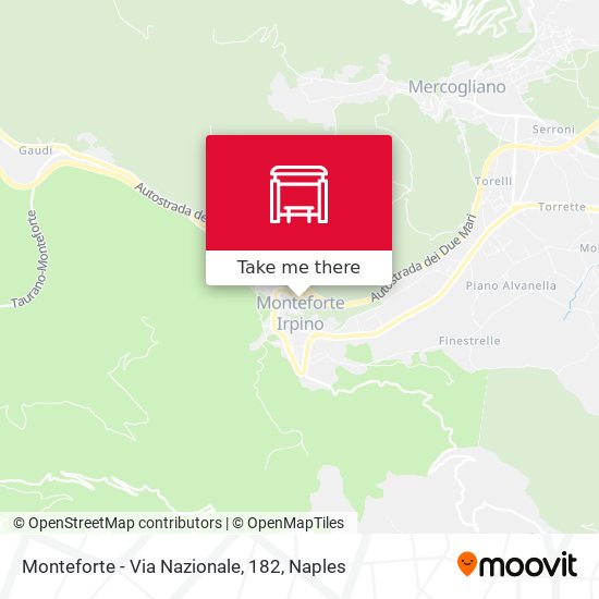 Monteforte - Via Nazionale, 182 map