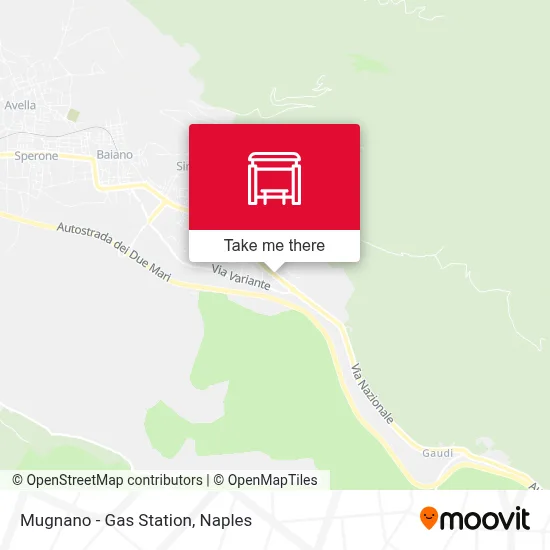 Mugnano - Gas Station map