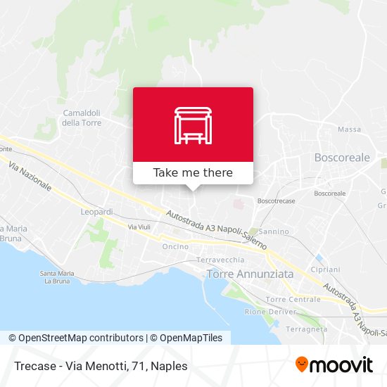 Trecase - Via Menotti, 71 map