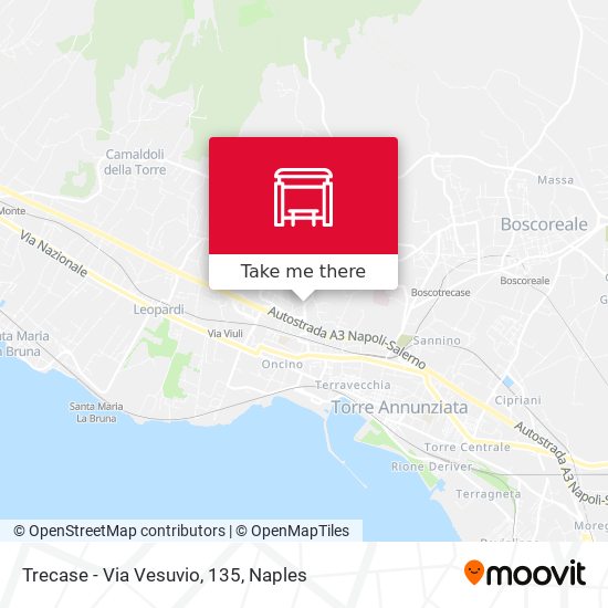 Trecase - Via Vesuvio, 135 map