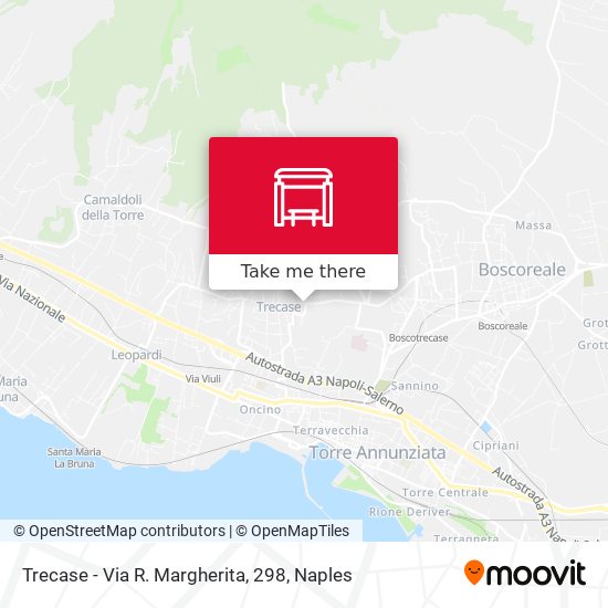 Trecase - Via R. Margherita, 298 map