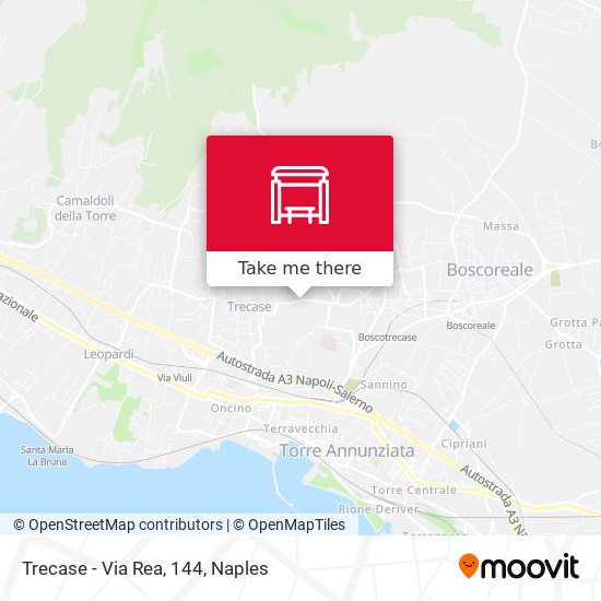 Trecase - Via Rea, 144 map