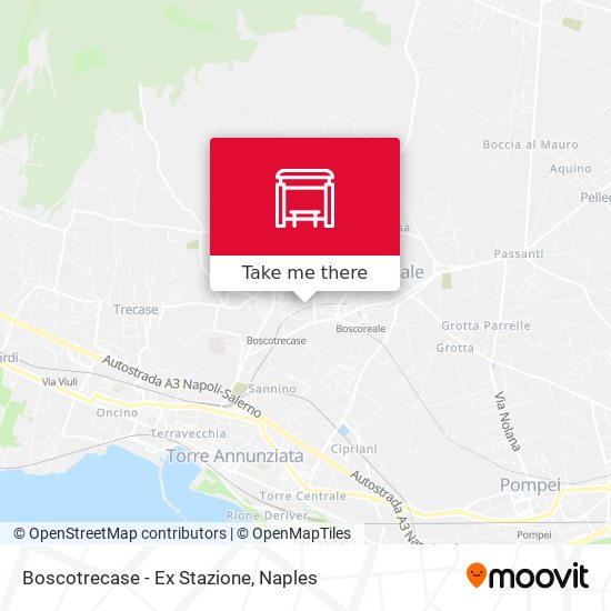 Boscotrecase - Ex Stazione map