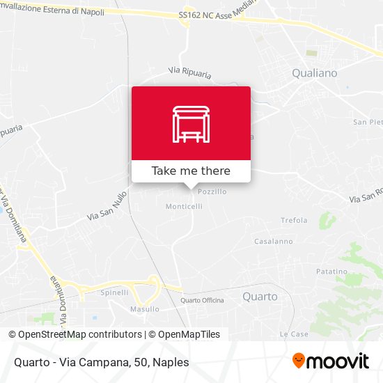 Quarto - Via Campana, 50 map