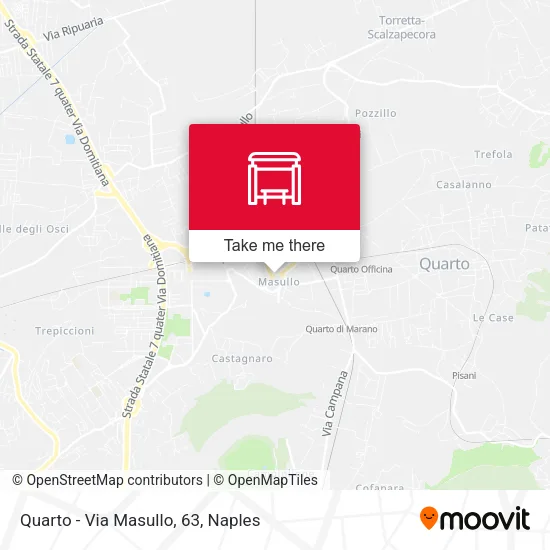 Quarto - Via Masullo, 63 map