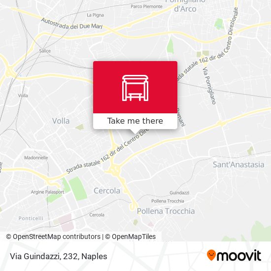 Via Guindazzi, 232 map