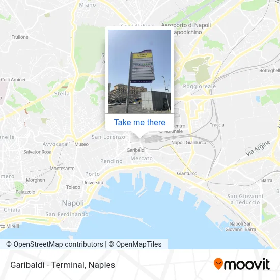 Garibaldi - Terminal map