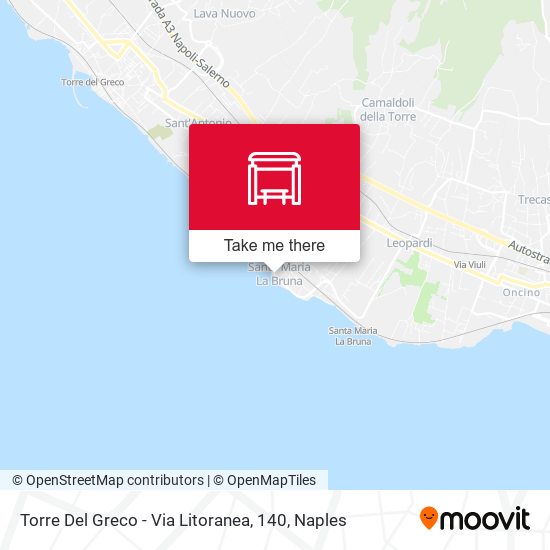 Torre Del Greco - Via Litoranea, 140 map