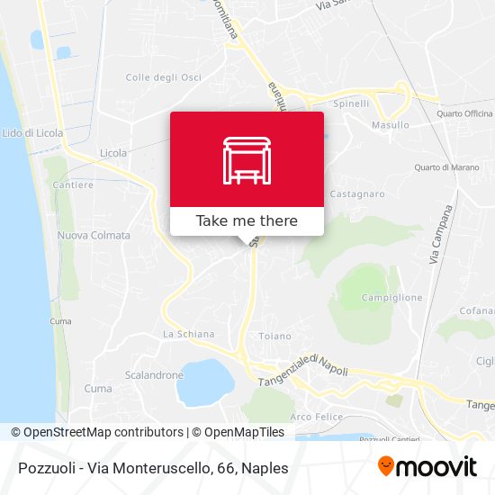 Pozzuoli - Via Monteruscello, 66 map