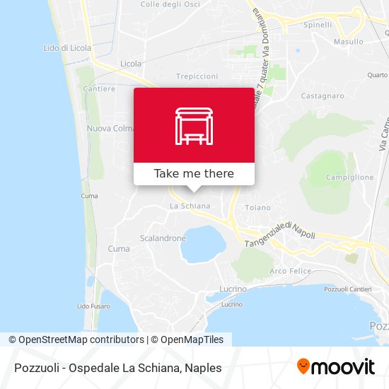 Pozzuoli - Ospedale La Schiana map