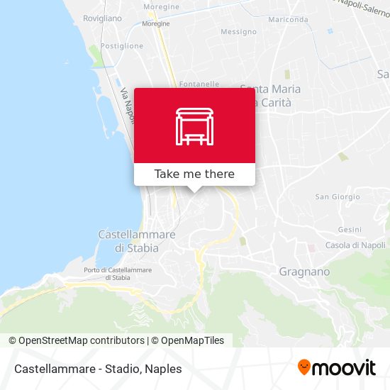 Castellammare - Stadio map